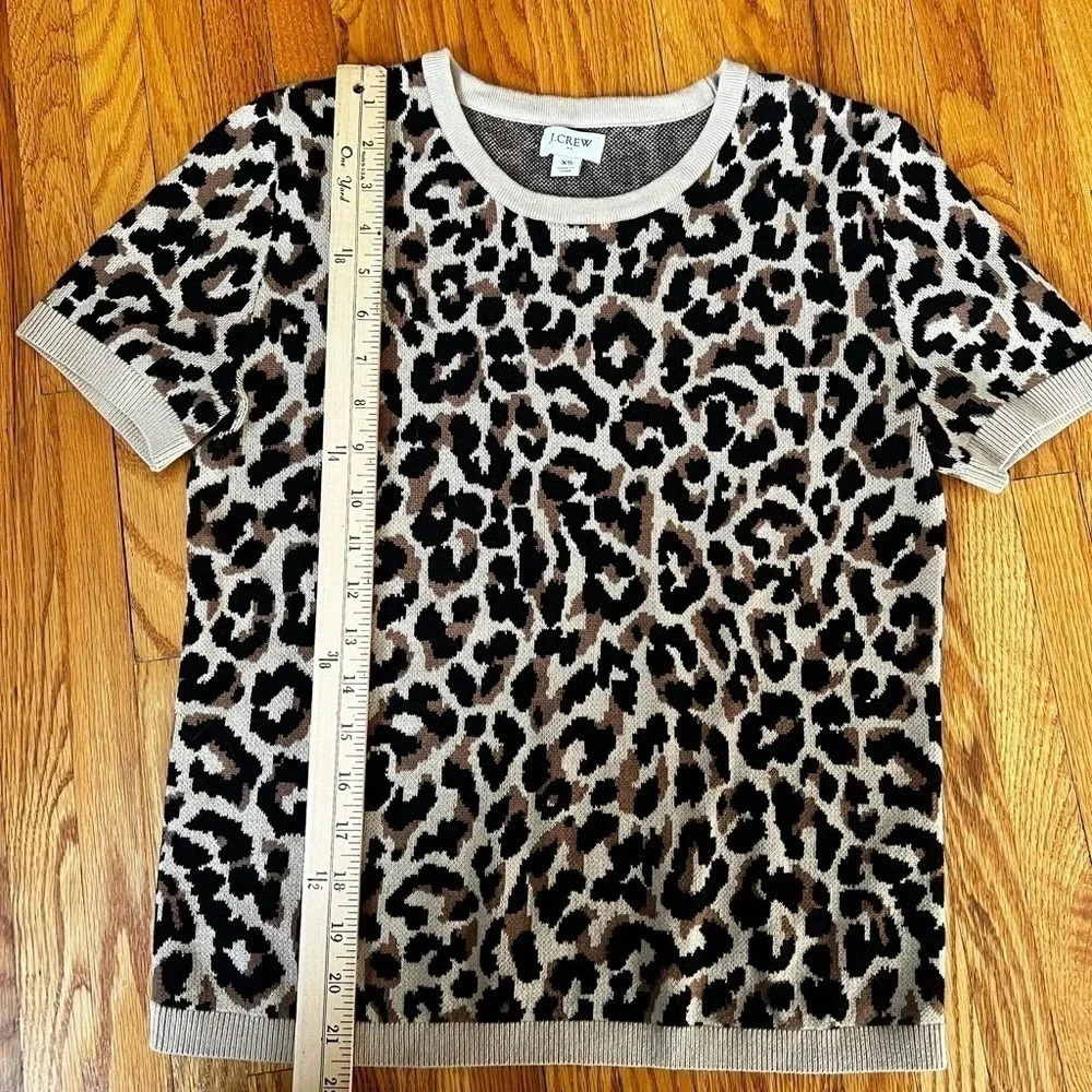J.Crew animal print top